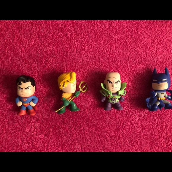 DC Comics Other - Four NIB DC Comics Super Heroes Figures.